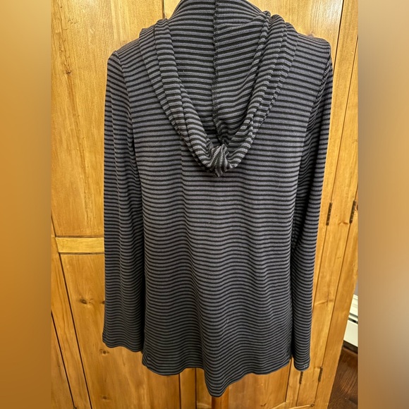 Splendid striped hooded waffle weave cardigan, size S, excellent condition - Picture 2 of 4